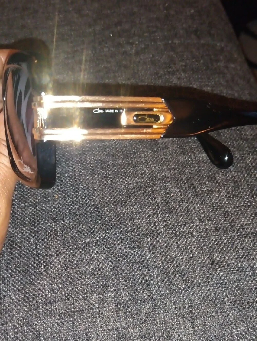 Cazal Women's Black Sunglasses.